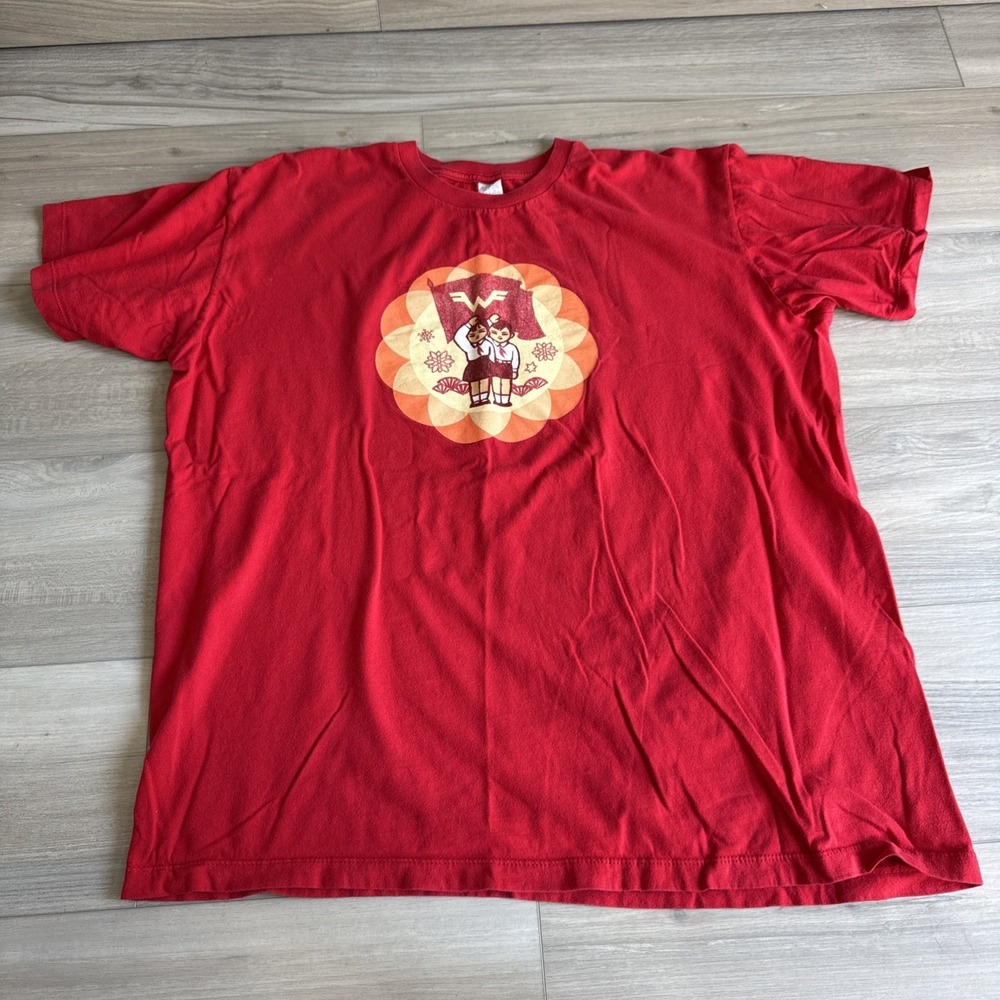 Vintage Weezer Rock Music Band Graphic Men's T-Shirt‎ Red Size XL Made In USA